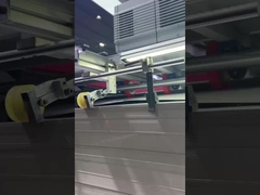 Papplamellierende Maschine